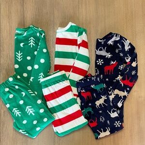 Cat & Jack Cozy Holiday Pajama Set Bundle - 4T